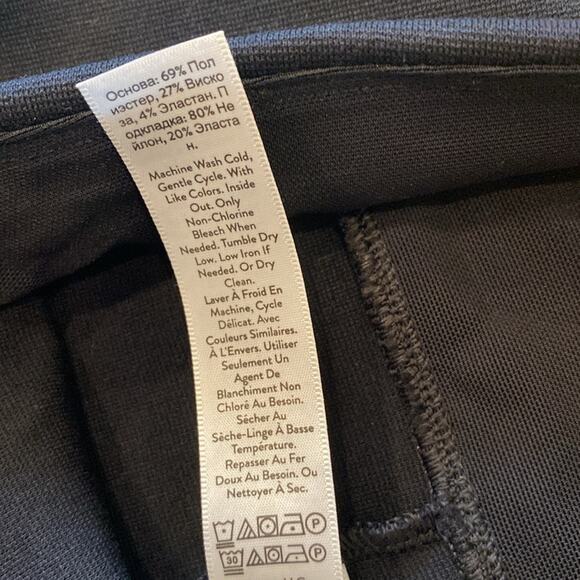 NWOT Assets by Spanx Women's Ponte Shaping Leggings Black Size L - Picture 11 of 11